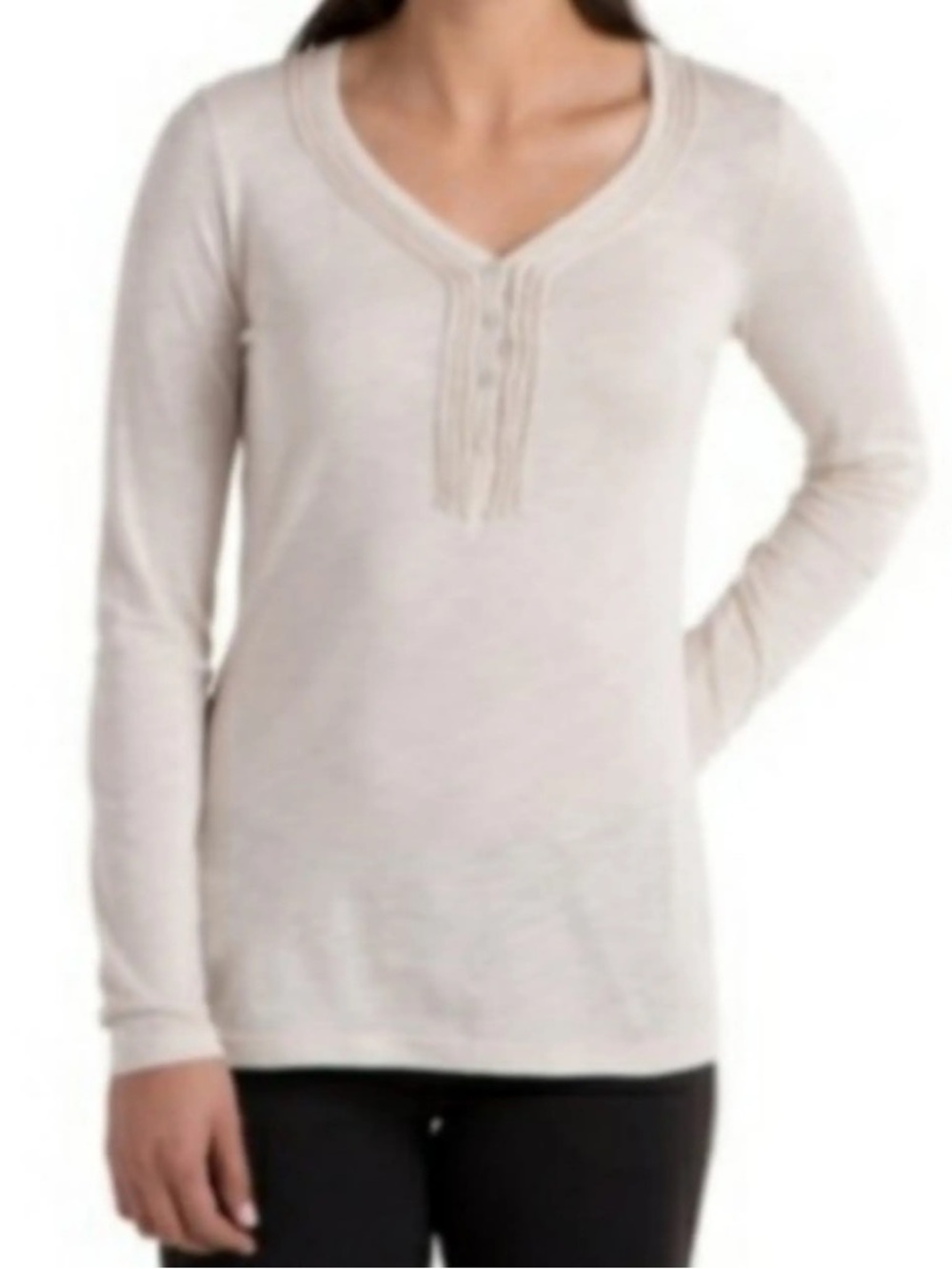 Women’s Kuhl Long sleeve Vega Henley T-Shirt Sz M